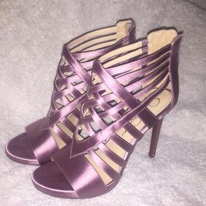 Jessica Simpson satin heeled sandal